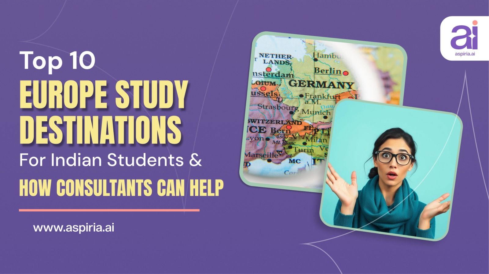Study in  Europe for Indian Students